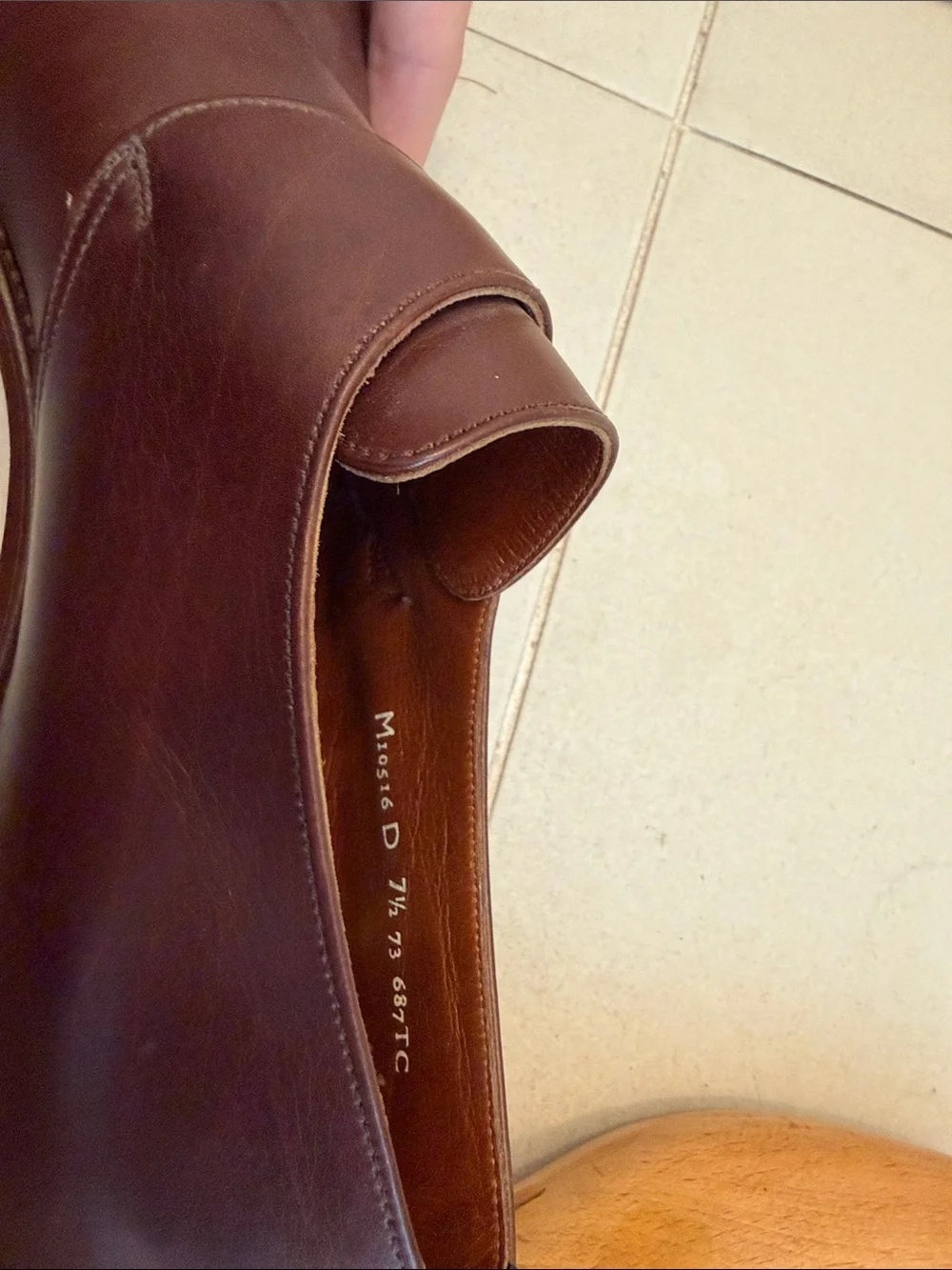 Church's Brown Single Monk Strap Leather Shoes